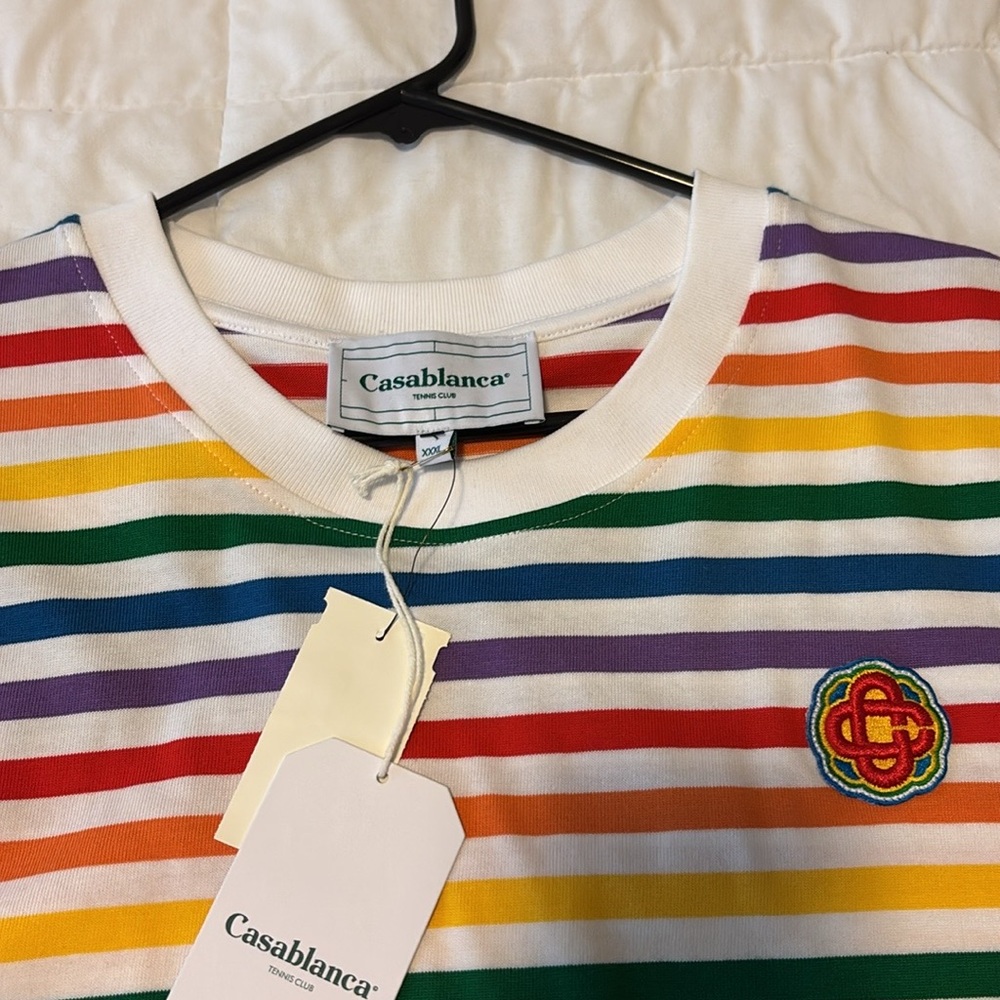Kids Rainbow Striped Shirt